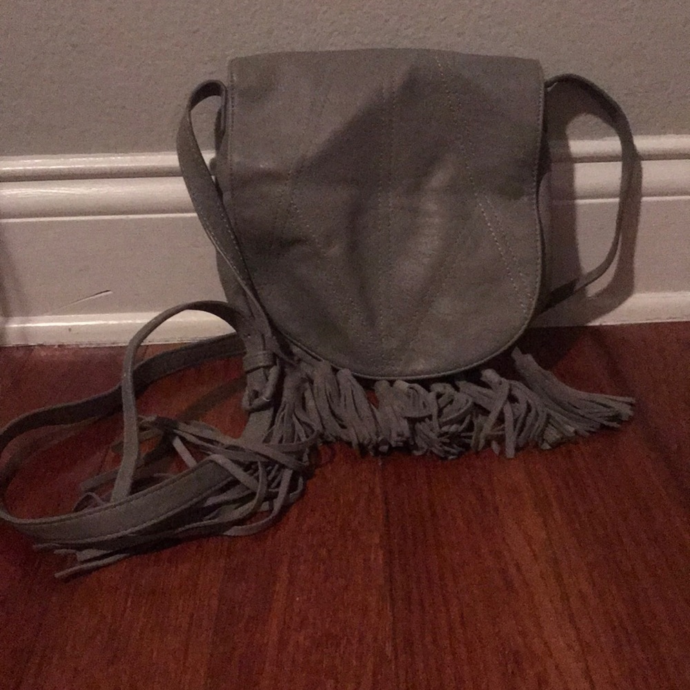 Gray Crossbody Purse